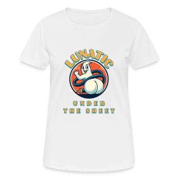 Funny Ghost Design Humorous Sarcastic - Women's Breathable T-Shirt - white - Front - AI Model Female 172 dark (172cm)