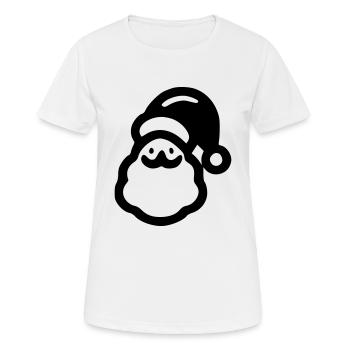 Weihnachtsmann - Frauen T-Shirt atmungsaktiv - Weiß - Vorne - AI Model Female 172 dark (172cm)
