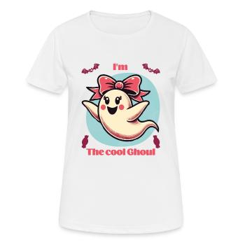 I’m The Cool Ghost Halloween Fun - T-shirt respirant Femme - blanc - Devant - AI Model Female 172 dark (172cm)