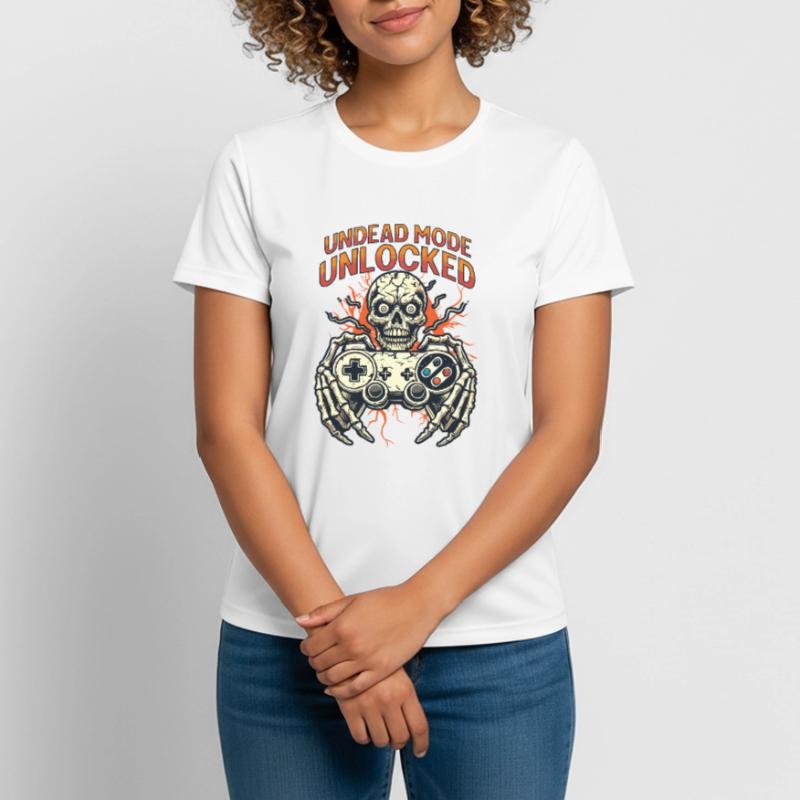 Zombie Gaming Controller Unleashed Undead Women's Breathable T-Shirt