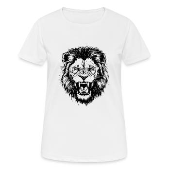 Löwe Design - Women's Breathable T-Shirt - white - Front - AI Model Female 172 dark (172cm)
