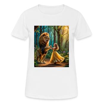 Adventure in the jungle - Frauen T-Shirt atmungsaktiv - Weiß - Vorne - AI Model Female 172 dark (172cm)