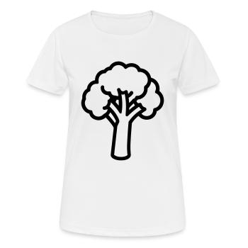 brocoli - T-shirt respirant Femme - blanc - Devant - AI Model Female 172 dark (172cm)