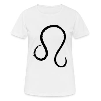 Zodiaque Lion - Lion - T-shirt respirant Femme - blanc - Devant - AI Model Female 172 dark (172cm)