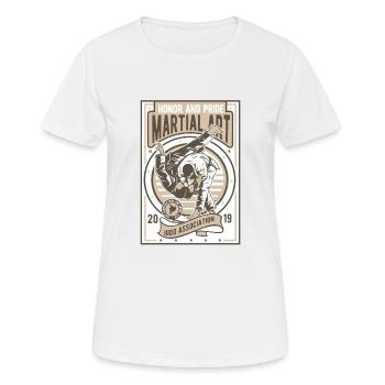 Judo - T-shirt respirant Femme - blanc - Devant - AI Model Female 172 dark (172cm)
