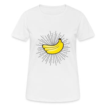 Banana Bananas Fruit Fruit Gift - Women's Breathable T-Shirt - white - Front - AI Model Female 172 dark (172cm)