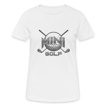 -golf - T-shirt respirant Femme - blanc - Devant - AI Model Female 172 dark (172cm)