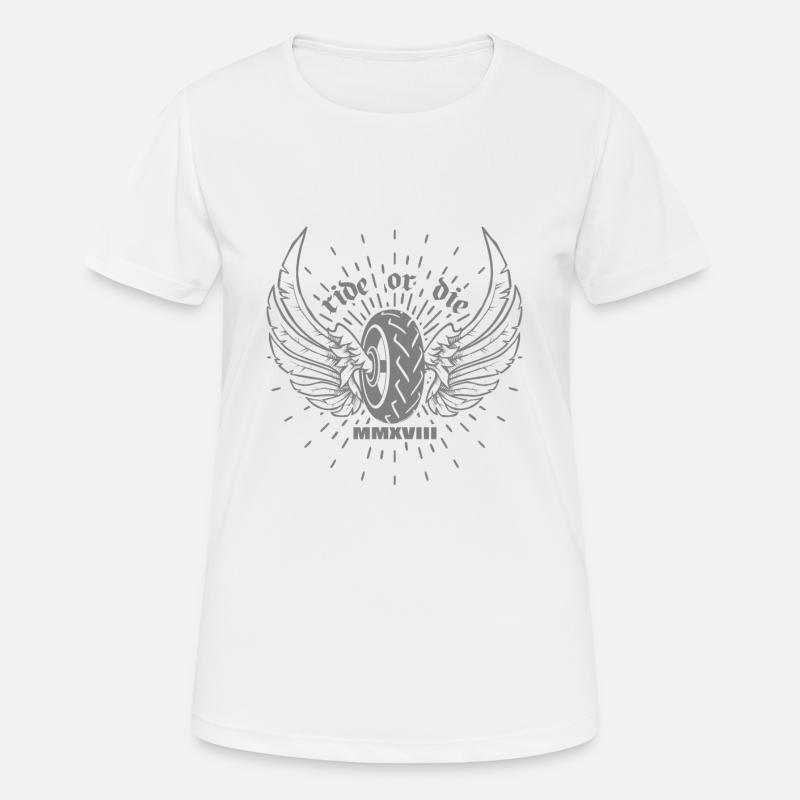 Ride or die - Women's Breathable T-Shirt - white
