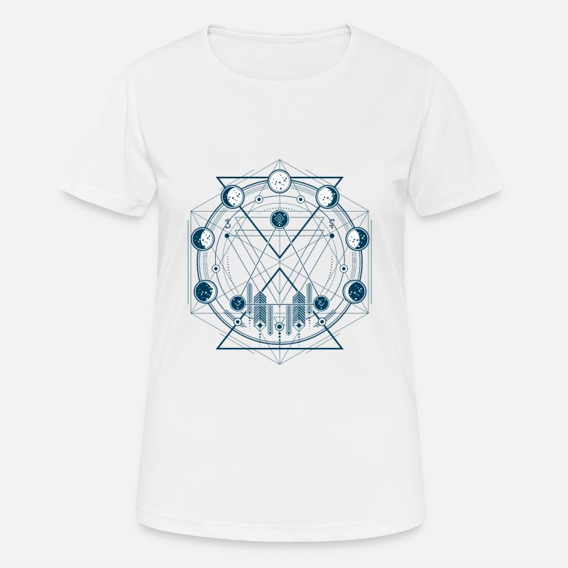 geometry - Women's Breathable T-Shirt - white