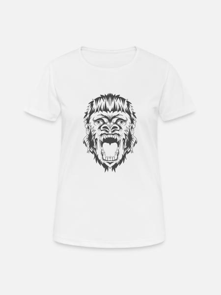 gorilla - Women's Breathable T-Shirt - white