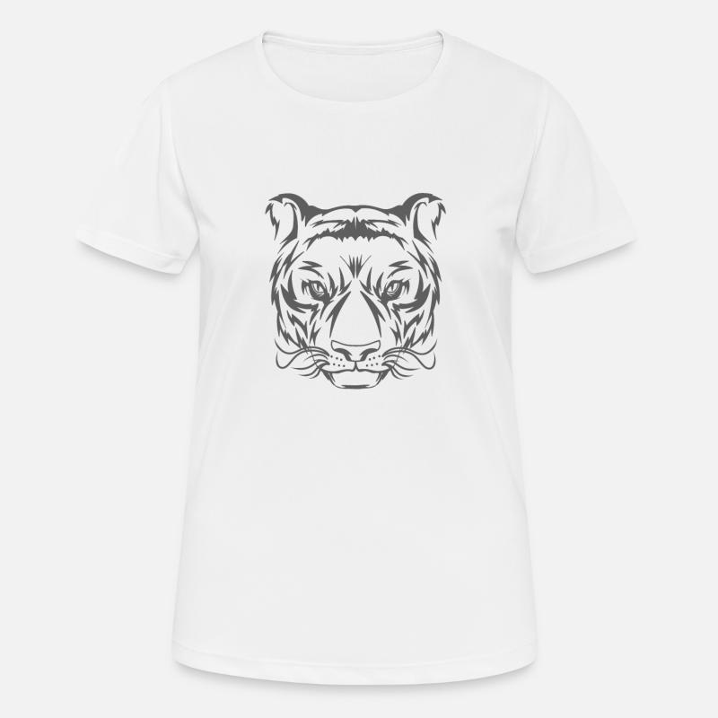 tiger - Women's Breathable T-Shirt - white
