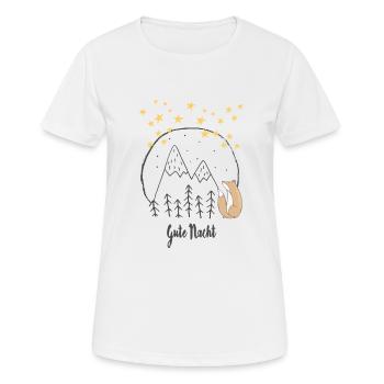 Gute Nacht - Frauen T-Shirt atmungsaktiv - Weiß - Vorne - AI Model Female 172 dark (172cm)