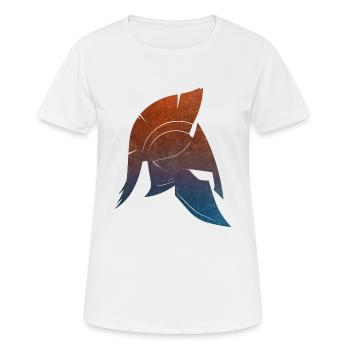 Design spartiate - T-shirt respirant Femme - blanc - Devant - AI Model Female 172 dark (172cm)