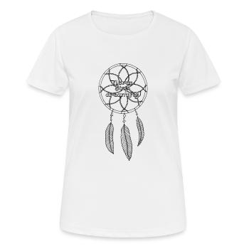 Boho Dreamcatcher Dream Catcher - Frauen T-Shirt atmungsaktiv - Weiß - Vorne - AI Model Female 172 dark (172cm)