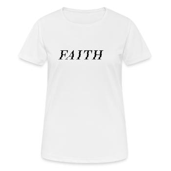Christian clothing & faith - Women's Breathable T-Shirt - white - Front - AI Model Female 172 dark (172cm)