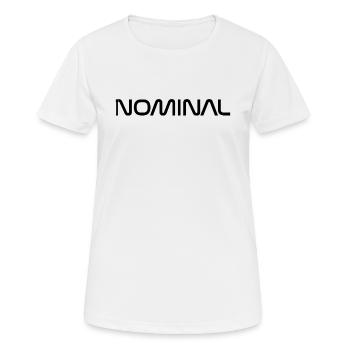 Voyage dans l’espace Dragon Launch Rockées Voyage dans l’espace - T-shirt respirant Femme - blanc - Devant - AI Model Female 172 dark (172cm)