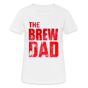 Vater Papa Bier Brauen Brauer Alkohol Geschenk - Frauen T-Shirt atmungsaktiv - Weiß - Vorne - AI Model Female 172 dark (172cm)