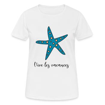 LONG LIVE THE HOLIDAYS. Holiday. Happy holidays - Women's Breathable T-Shirt - white - Front - AI Model Female 172 dark (172cm)
