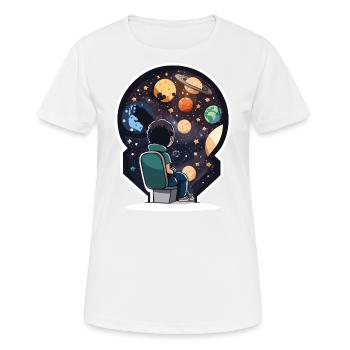 Historical Journey: Monumental History - Women's Breathable T-Shirt - white - Front - AI Model Female 172 dark (172cm)