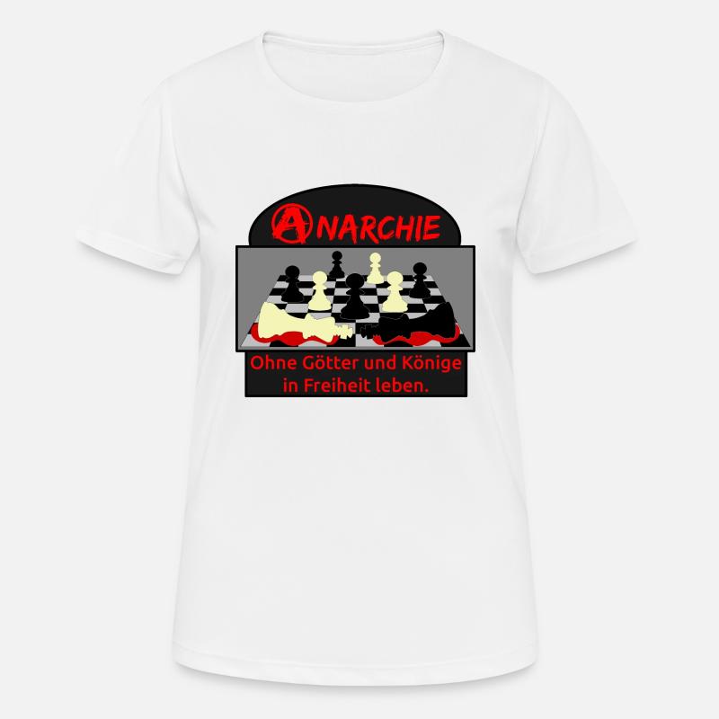 Anarchy - Women's Breathable T-Shirt - white