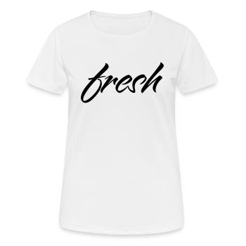 Fresh - Women's Breathable T-Shirt - white - Front - AI Model Female 172 dark (172cm)