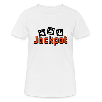 gros lot - T-shirt respirant Femme - blanc - Devant - AI Model Female 172 dark (172cm)