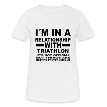 relation avec TRIATHLON - T-shirt respirant Femme - blanc - Devant - AI Model Female 172 dark (172cm)
