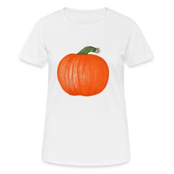 Grosse citrouille pour tous les fans d’Halloween - T-shirt respirant Femme - blanc - Devant - AI Model Female 172 dark (172cm)