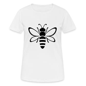 Bee - Women's Breathable T-Shirt - white - Front - AI Model Female 172 dark (172cm)