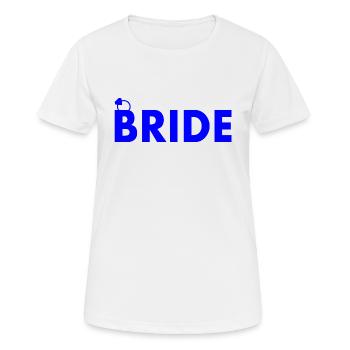 Bride - Women's Breathable T-Shirt - white - Front - AI Model Female 172 dark (172cm)