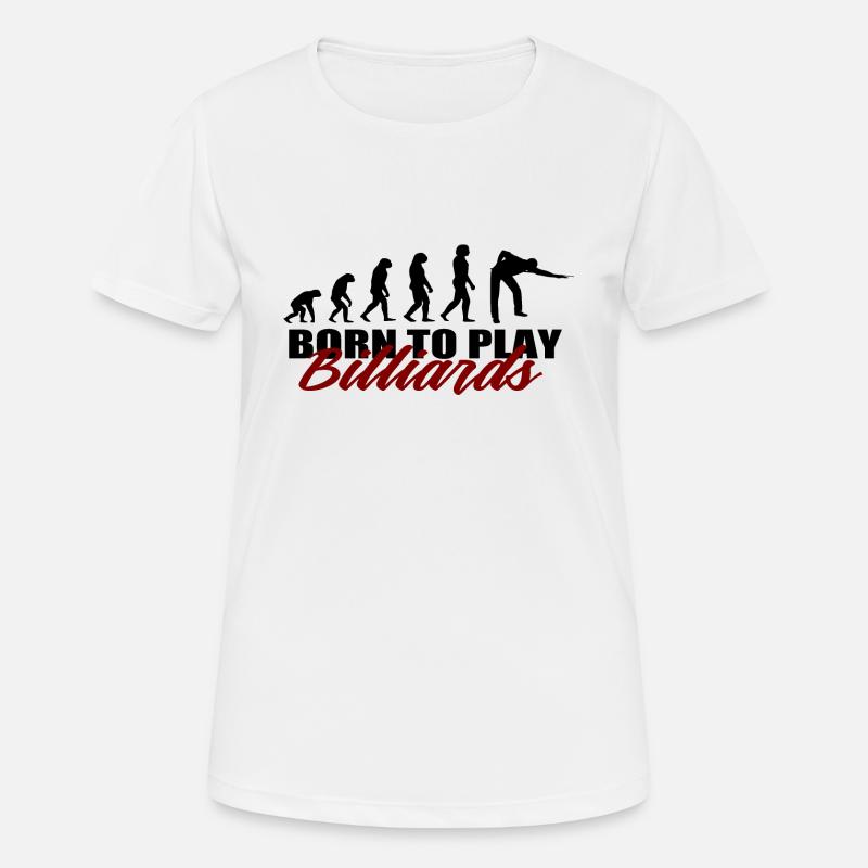 Billiards - Women's Breathable T-Shirt - white