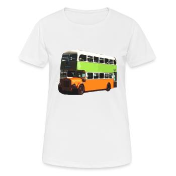 Glasgow Corporation Bus - Women's Breathable T-Shirt - white - Front - AI Model Female 172 dark (172cm)