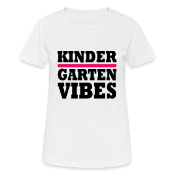 kindergarten vibes - T-shirt respirant Femme - blanc - Devant - AI Model Female 172 dark (172cm)