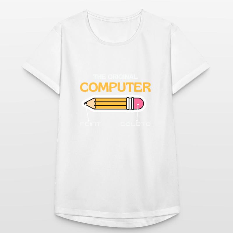 Der ursprüngliche Computer, Retro-Computerliebhaber Frauen T-Shirt atmungsaktiv
