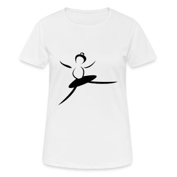 dancer. dance. sport. Dance - Women's Breathable T-Shirt - white - Front - AI Model Female 172 dark (172cm)