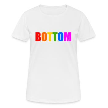 Bottom - Women's Breathable T-Shirt - white - Front - AI Model Female 172 dark (172cm)