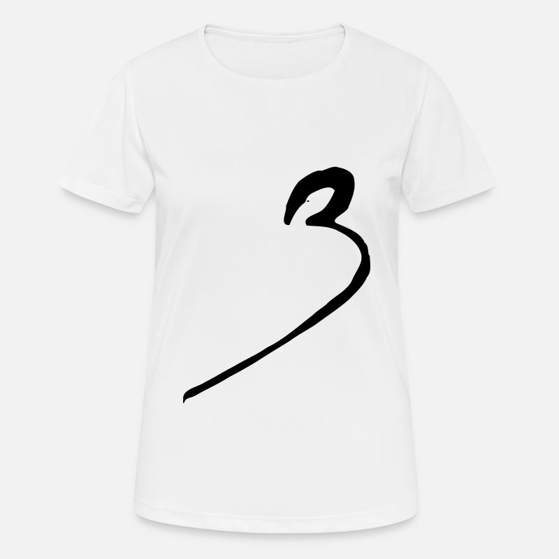 3 three three number - Women's Breathable T-Shirt - white