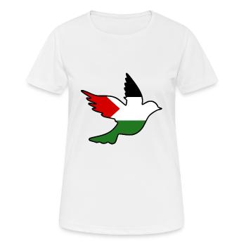 palestina - Women's Breathable T-Shirt - white - Front - AI Model Female 172 dark (172cm)