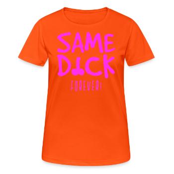 Junggesellenabschied Frauen - Same Dick! - Frauen T-Shirt atmungsaktiv - Neonorange - Vorne - AI Model Female 172 dark (172cm)