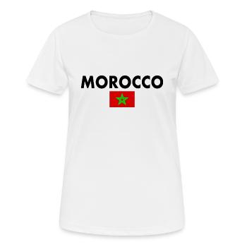 Morocco - Women's Breathable T-Shirt - white - Front - AI Model Female 172 dark (172cm)