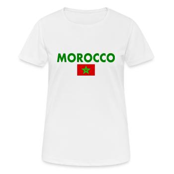 Morocco - Women's Breathable T-Shirt - white - Front - AI Model Female 172 dark (172cm)