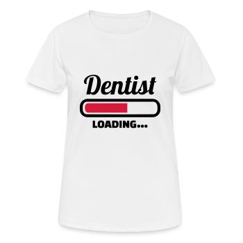 Zahnarzt - Frauen T-Shirt atmungsaktiv - Weiß - Vorne - AI Model Female 172 dark (172cm)