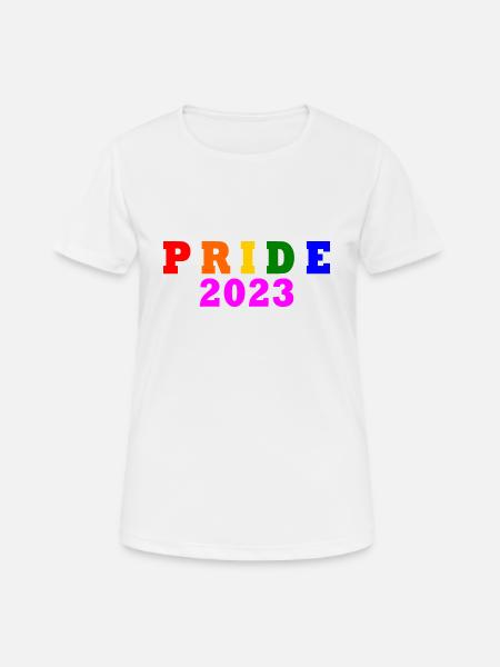 Pride 2023 - Frauen T-Shirt atmungsaktiv - Weiß