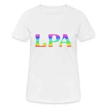 lpa,grande canarie,LGBT,arc-en-ciel,las palmas - T-shirt respirant Femme - blanc - Devant - AI Model Female 172 dark (172cm)