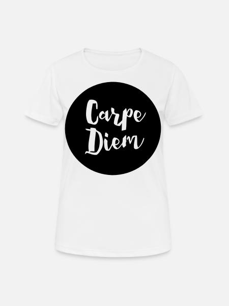 Carpe Diem - T-shirt respirant Femme - blanc