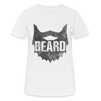 Bart - Frauen T-Shirt atmungsaktiv - Weiß - Vorne - AI Model Female 172 dark (172cm)