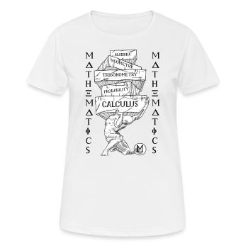 Math problems - Women's Breathable T-Shirt - white - Front - AI Model Female 172 dark (172cm)
