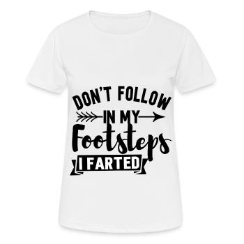 Drôles de phrases Drôles De sarcasme - T-shirt respirant Femme - blanc - Devant - AI Model Female 172 dark (172cm)