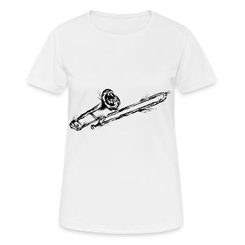 Trombone - T-shirt respirant Femme - blanc - Devant - AI Model Female 172 dark (172cm)