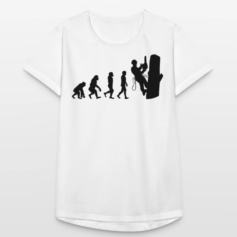 Baumpfleger Baumkletterer Kletter trimmer Evolution Frauen T-Shirt atmungsaktiv